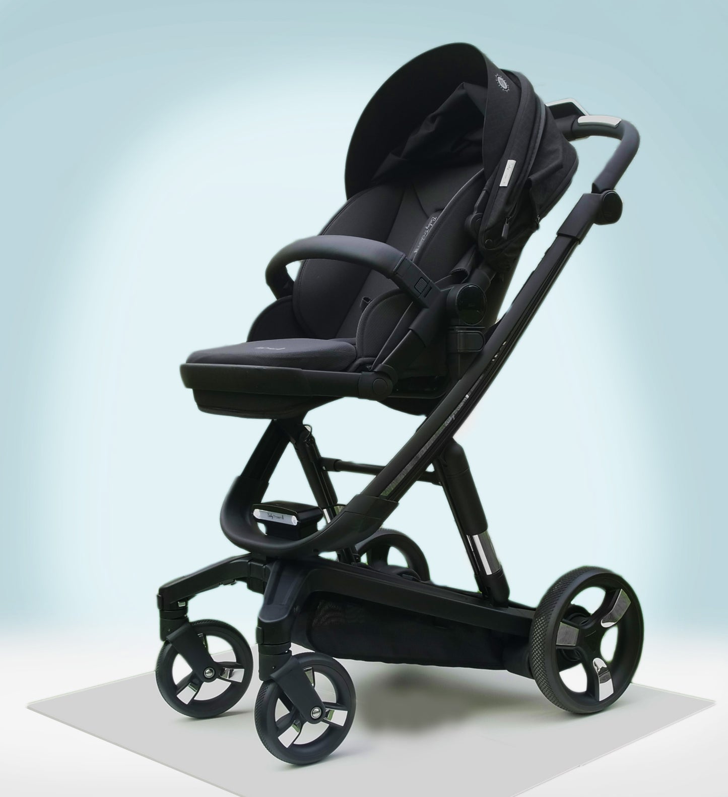 Poussette Électrique Pliable 1 Place - Poussette Bébé 0 à 4 ans - Avec Moteur Électrique & Batterie Rechargeable - Frein de Parking - Écran de contrôle - F1S - BabyTrolem