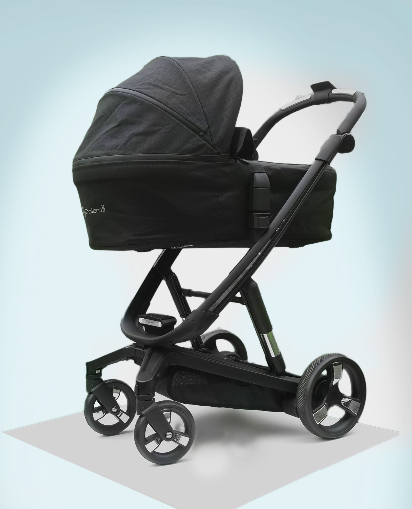 Poussette Électrique Pliable 1 Place - Poussette Bébé 0 à 4 ans - Avec Moteur Électrique & Batterie Rechargeable - Frein de Parking - Écran de contrôle - F1S - BabyTrolem