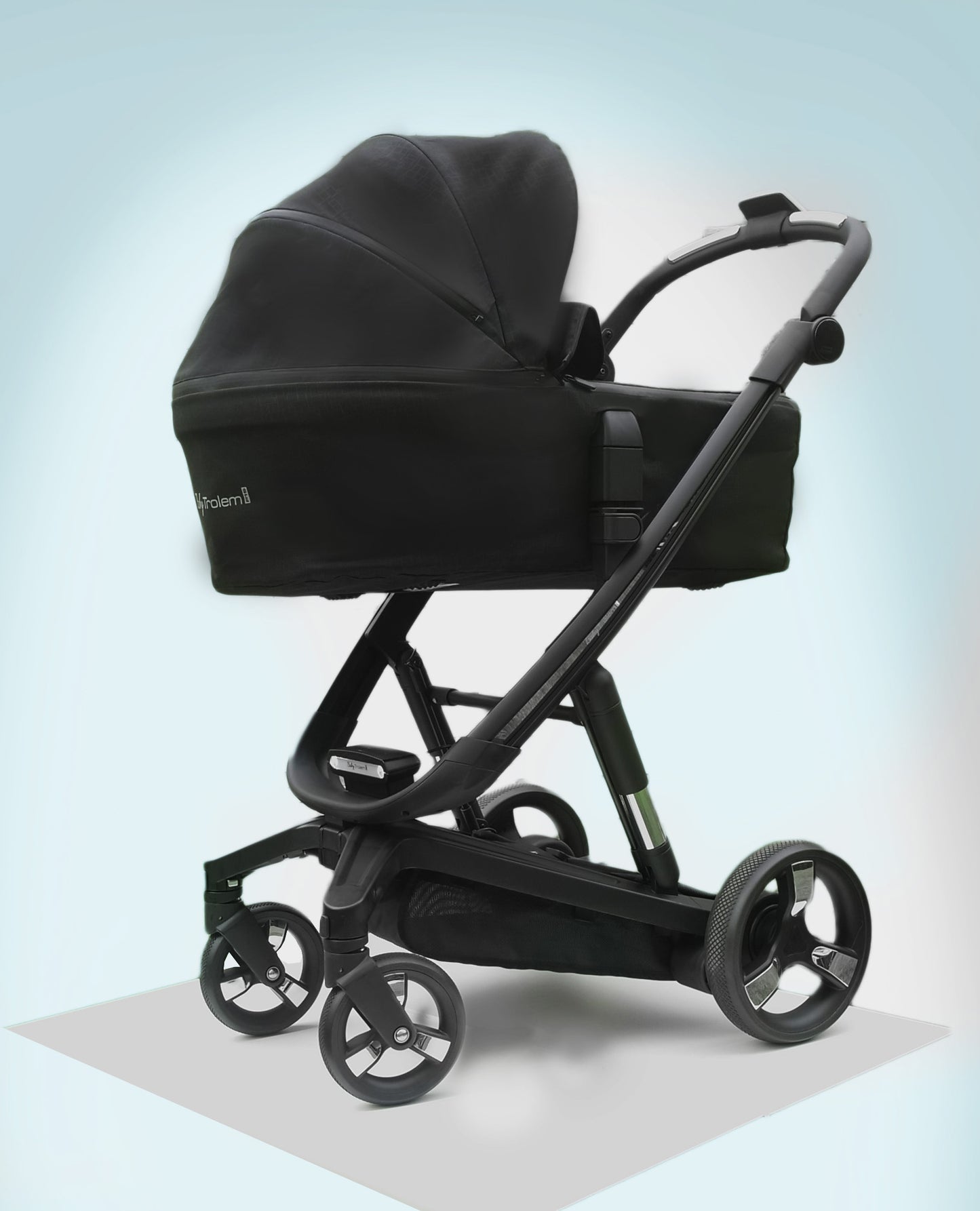 Poussette Électrique Pliable 1 Place - Poussette Bébé 0 à 4 ans - Avec Moteur Électrique & Batterie Rechargeable - Frein de Parking - Écran de contrôle - F1S - BabyTrolem